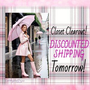 🎉HEAD'S UP! 🎉DISCOUNTED SHIPPING TOMORROW YEAH!!!